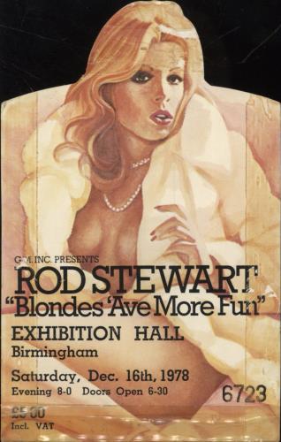 洋楽 Rod Stewart/ British Blondes/ London '78 Rod Stewart - Blondes Have More Fun 1️⃣ / 1978 - YouTube